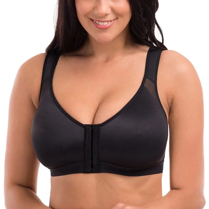 Sursell Posture Correction Front-Close Bra  Comfortable bras, Most  comfortable bra, Front clasp bra
