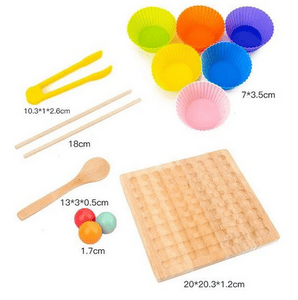 wooden board bead game lovealotter montessori educational board game candy crush game Kids' toy Learning tool Brain development Skill building Lovealotter Children's game Bead maze Montessori toy Fine motor skills Hand eye coordination Child development Playtime fun Cognitive development Kids educational games Early learning toy